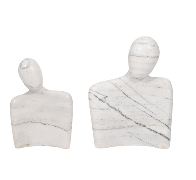 Marble Hugging Couple White