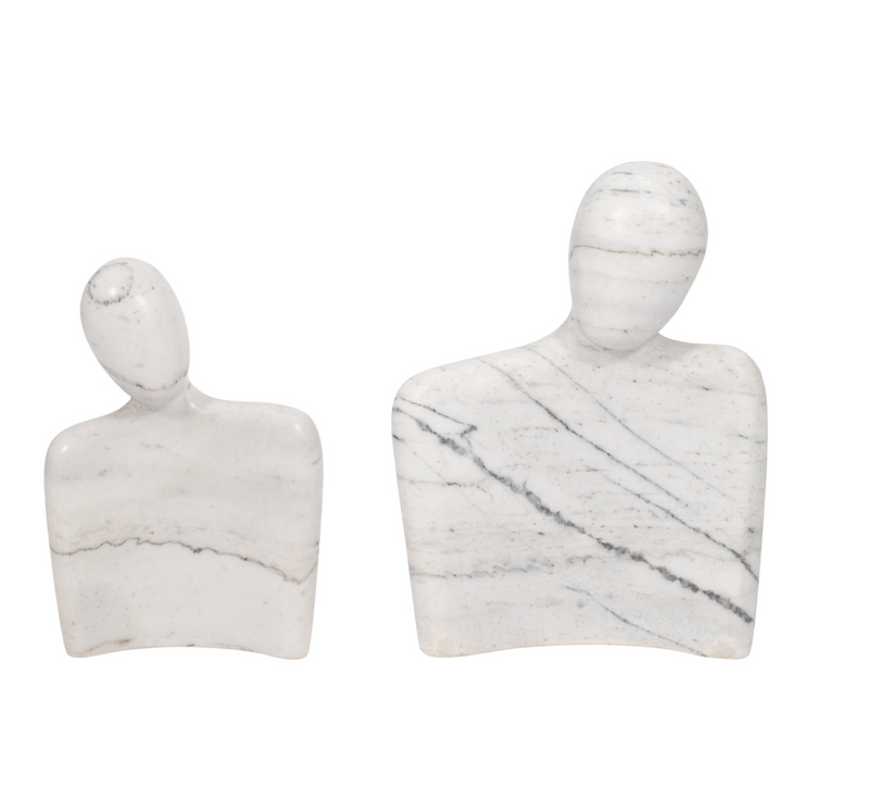 Marble Hugging Couple White
