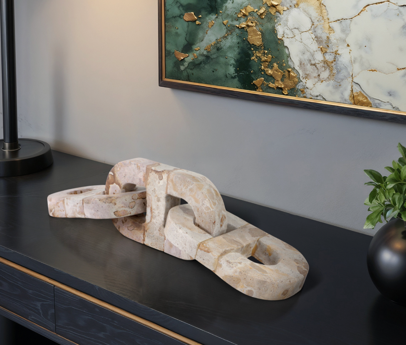 Pompano Beige Marble Chain