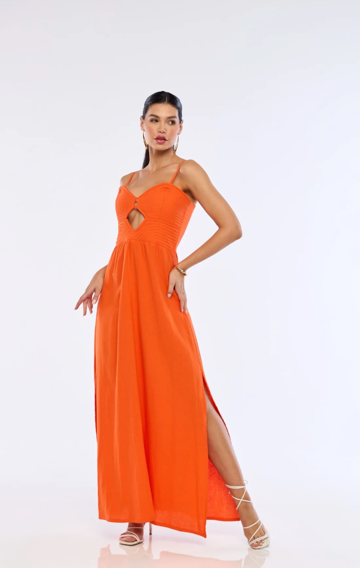 Amalfi Dress Orange