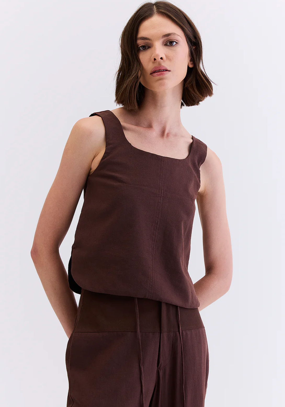 Mani Top Brown