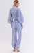 Cara Pant Blue Off White