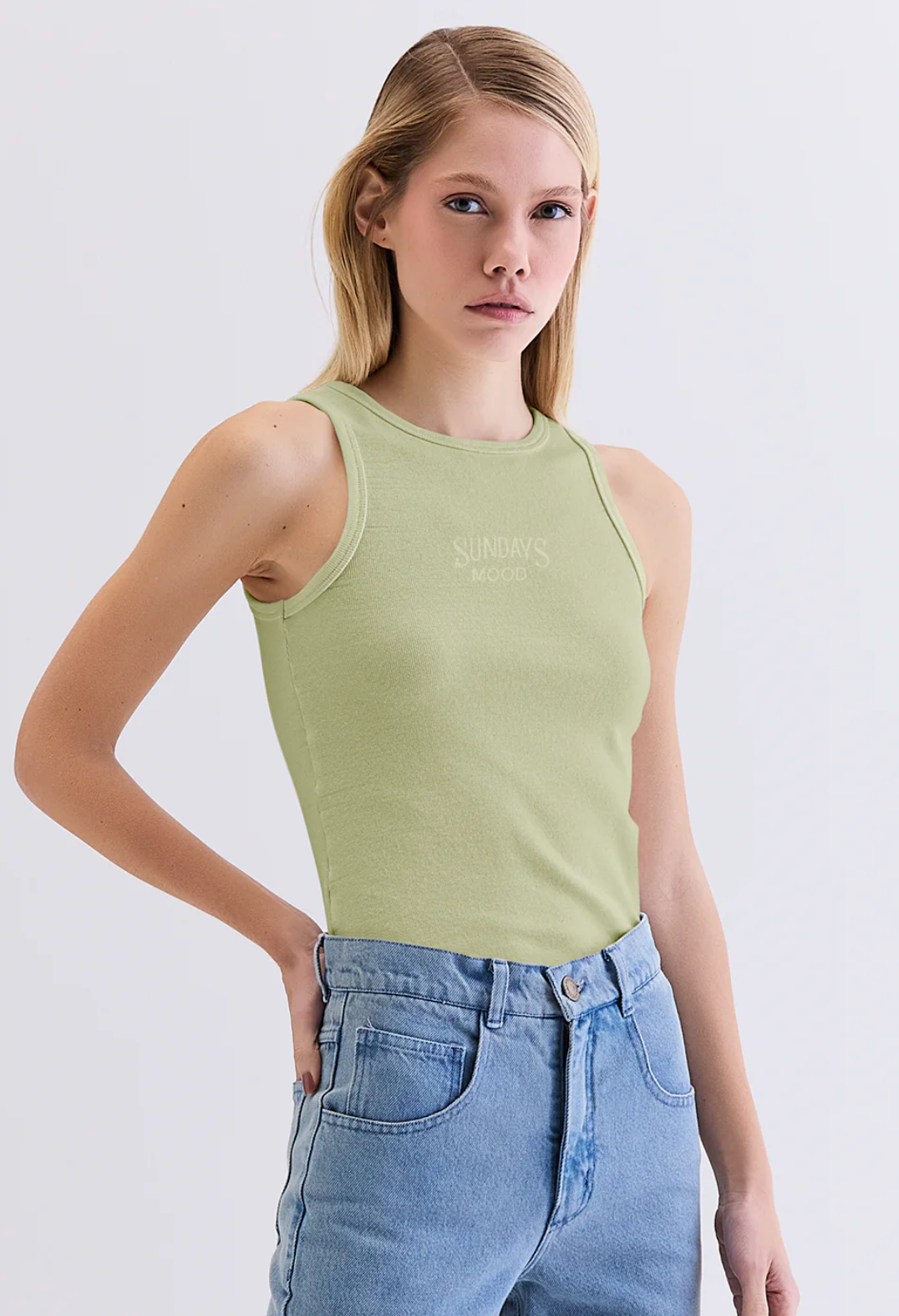Aura Top Olive