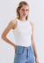 Aura Top Off White