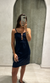 Palm Dress Navy