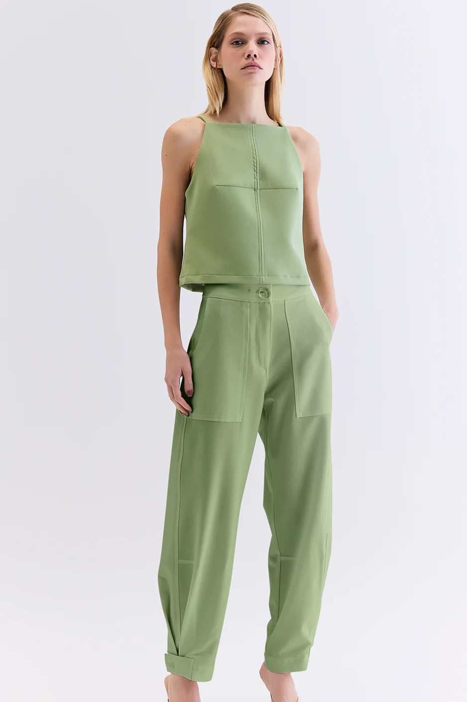 Claudia Pant Olive