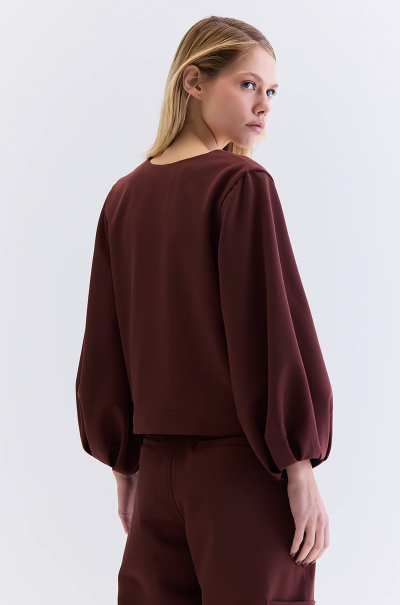 Yisel Top Brown