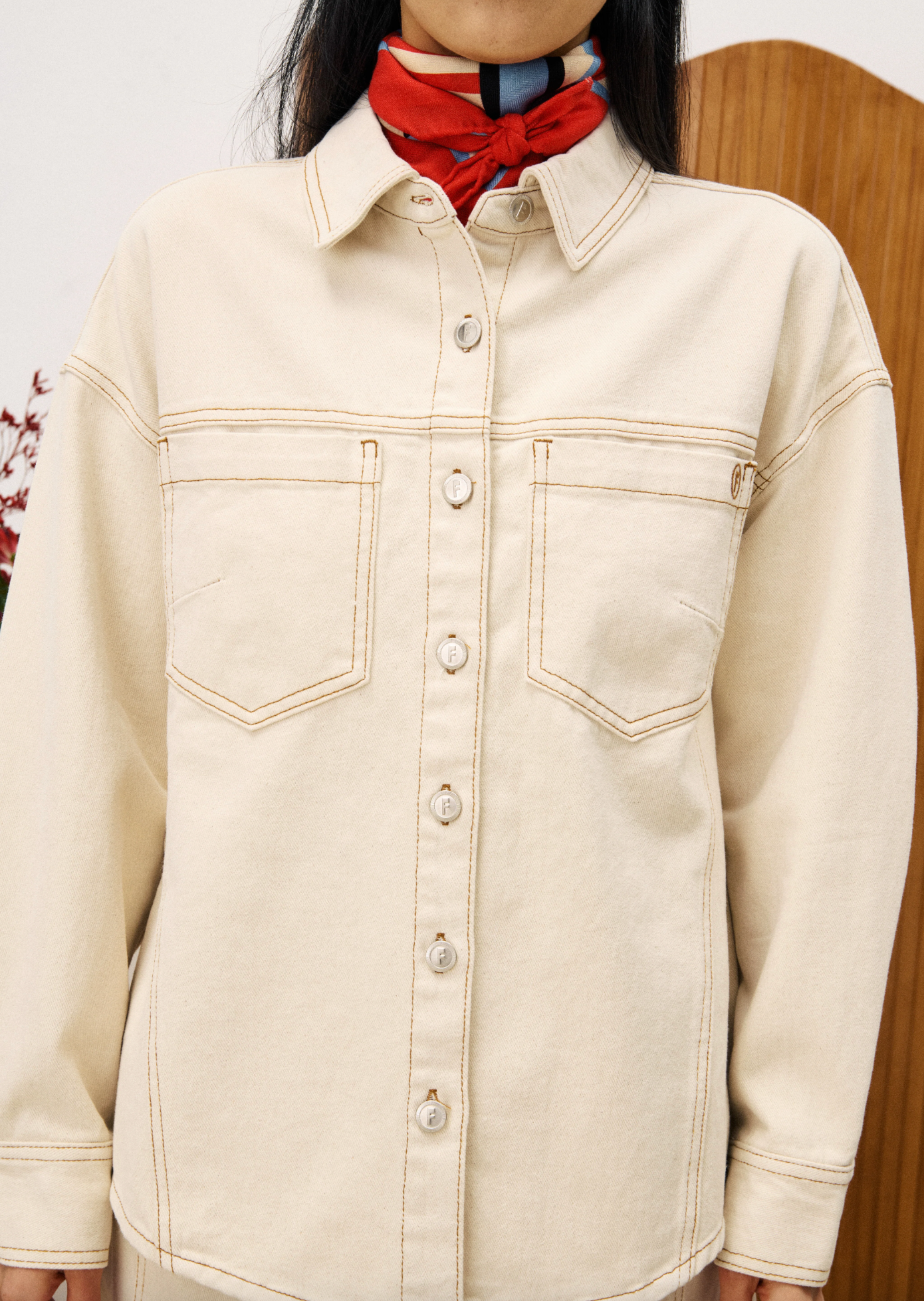 Duras Overshirt Creme