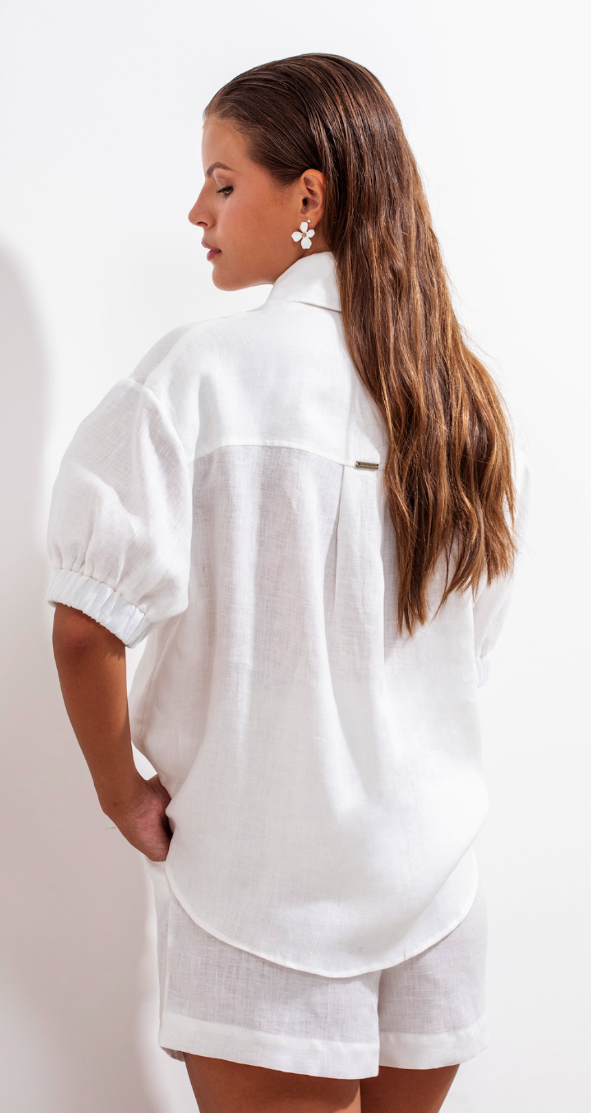 Pilar Short Lino Natural