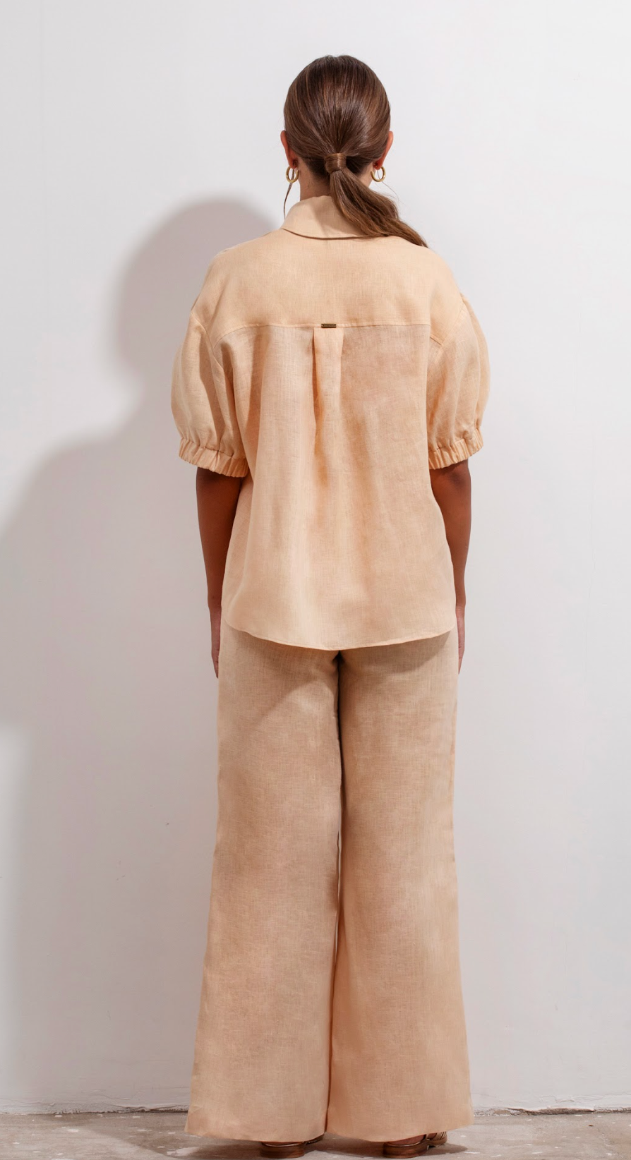 Pilar Pant Lino Beige