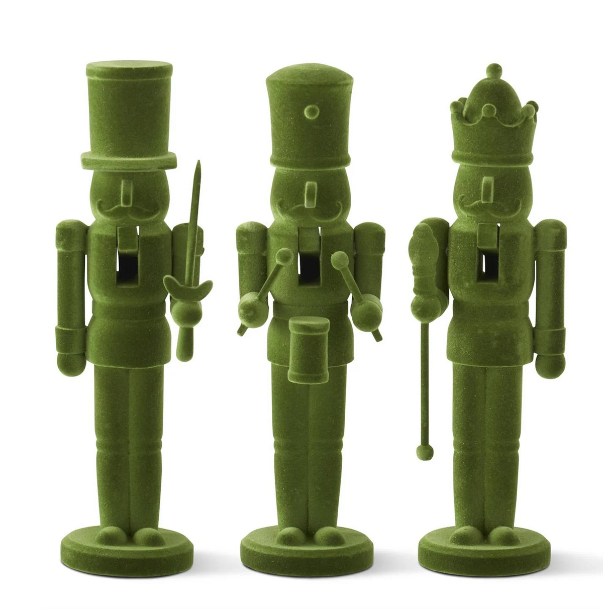 Wood Green Velvet Nutcracker