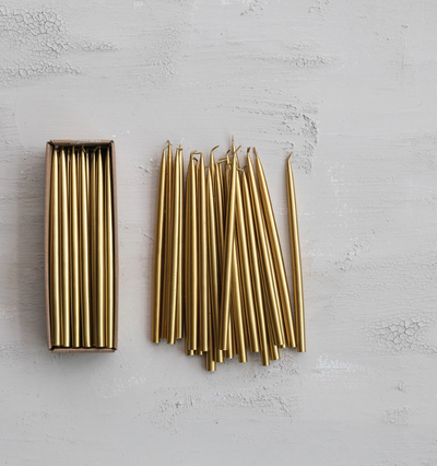 Unscented Thin Taper Candles in Box