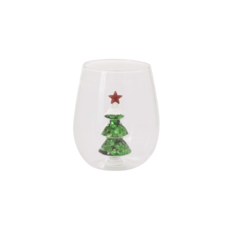 Glitter Tree Drinkware