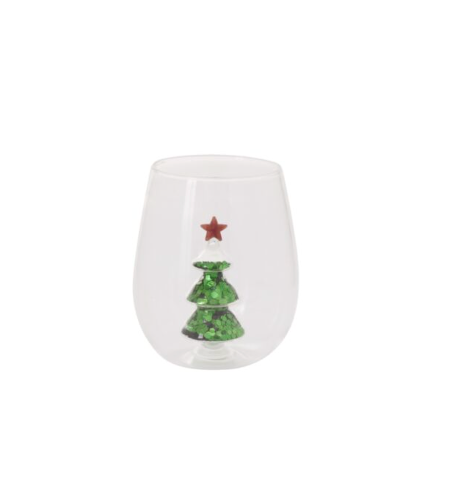 Glitter Tree Drinkware