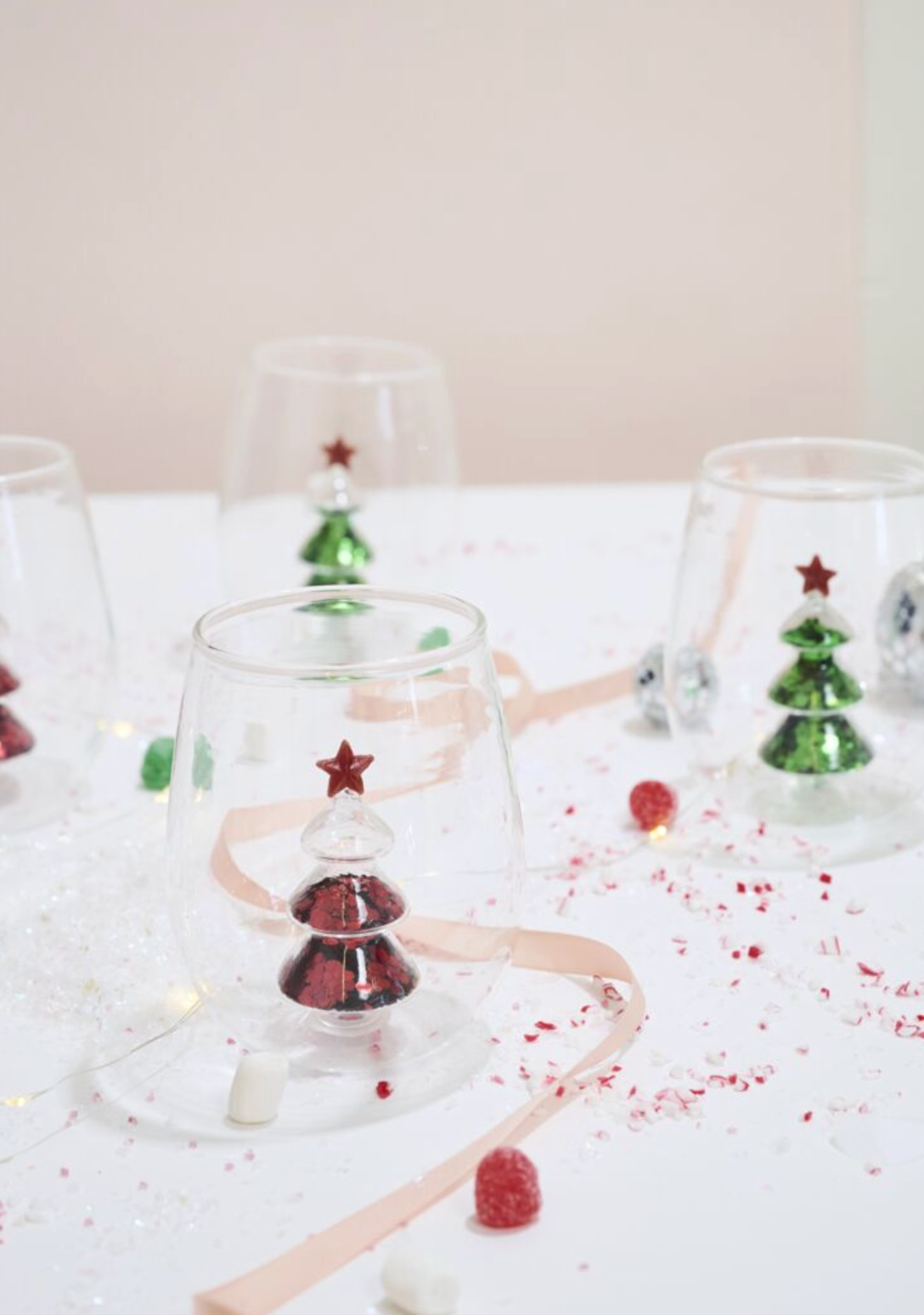 Glitter Tree Drinkware