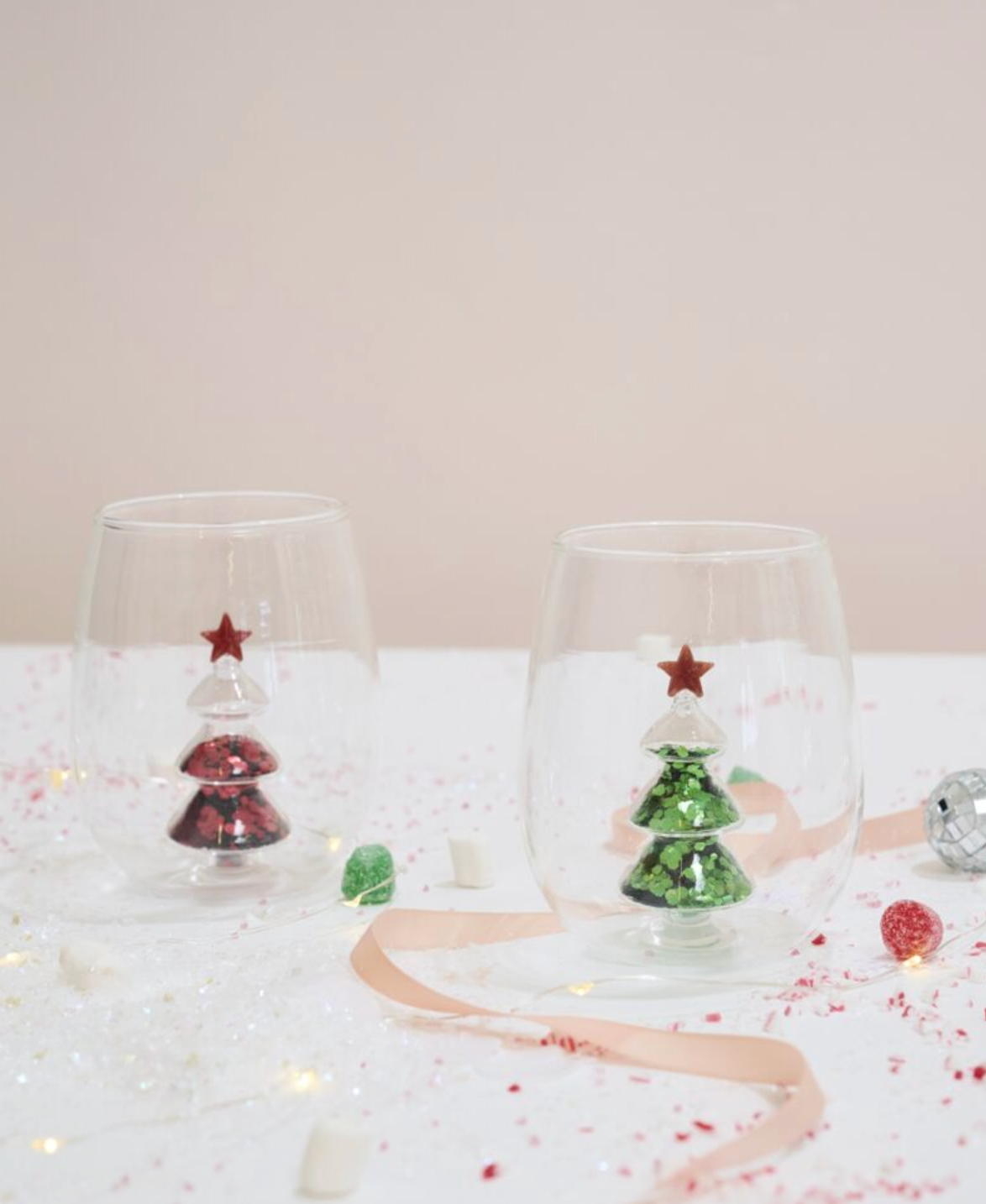 Glitter Tree Drinkware