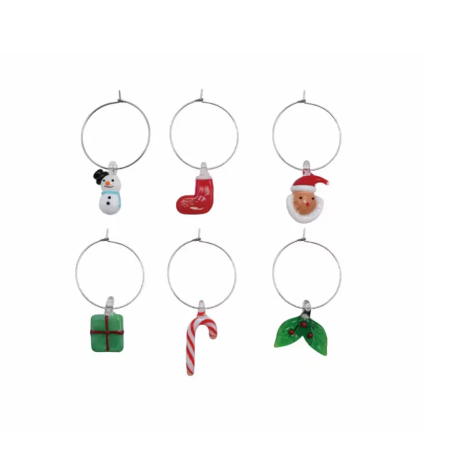 Holiday Icon Wine Charm Set of 6