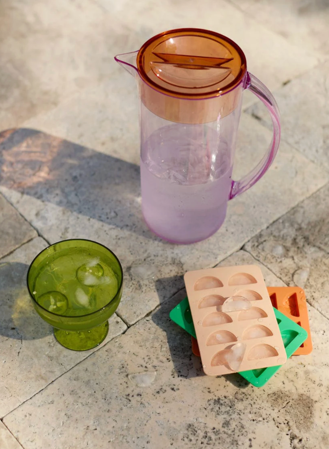 The Hobbes Pitcher Lilac Orange