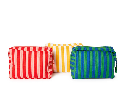 Striped Multi Purpose Pouch