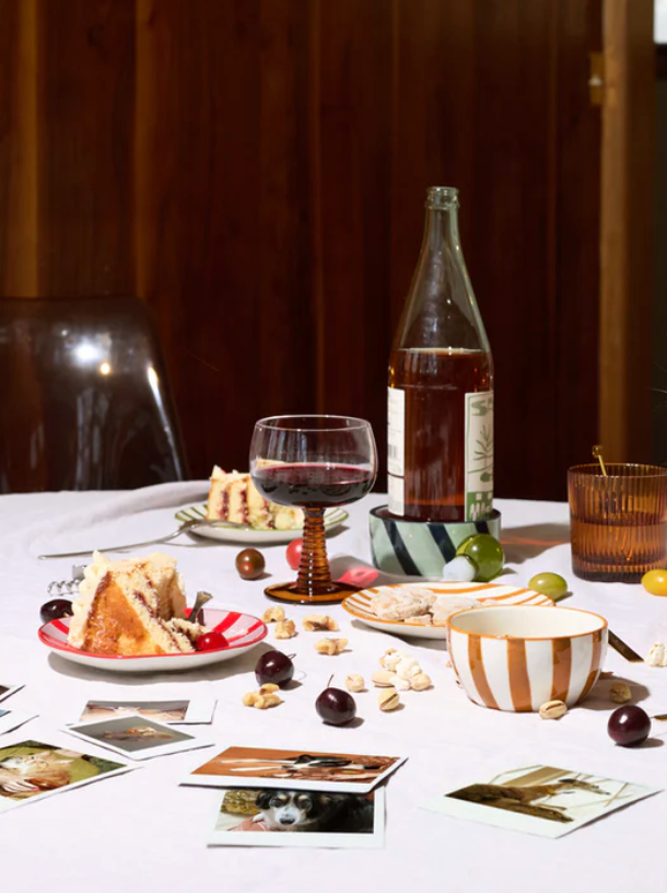 The Izzy Wine Coaster Blue