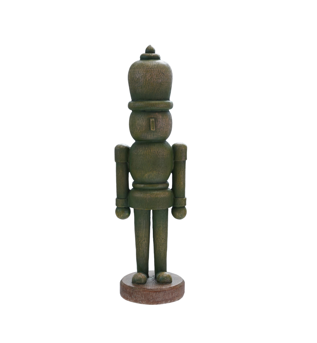 Resin Soldier Wood Finish Green