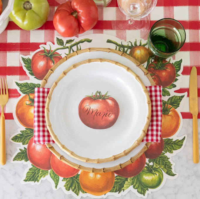 Die cut Tomato Placemat