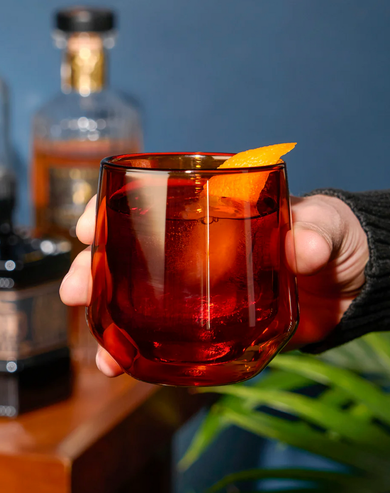 Aurora Double Walled Tumblers in Amber