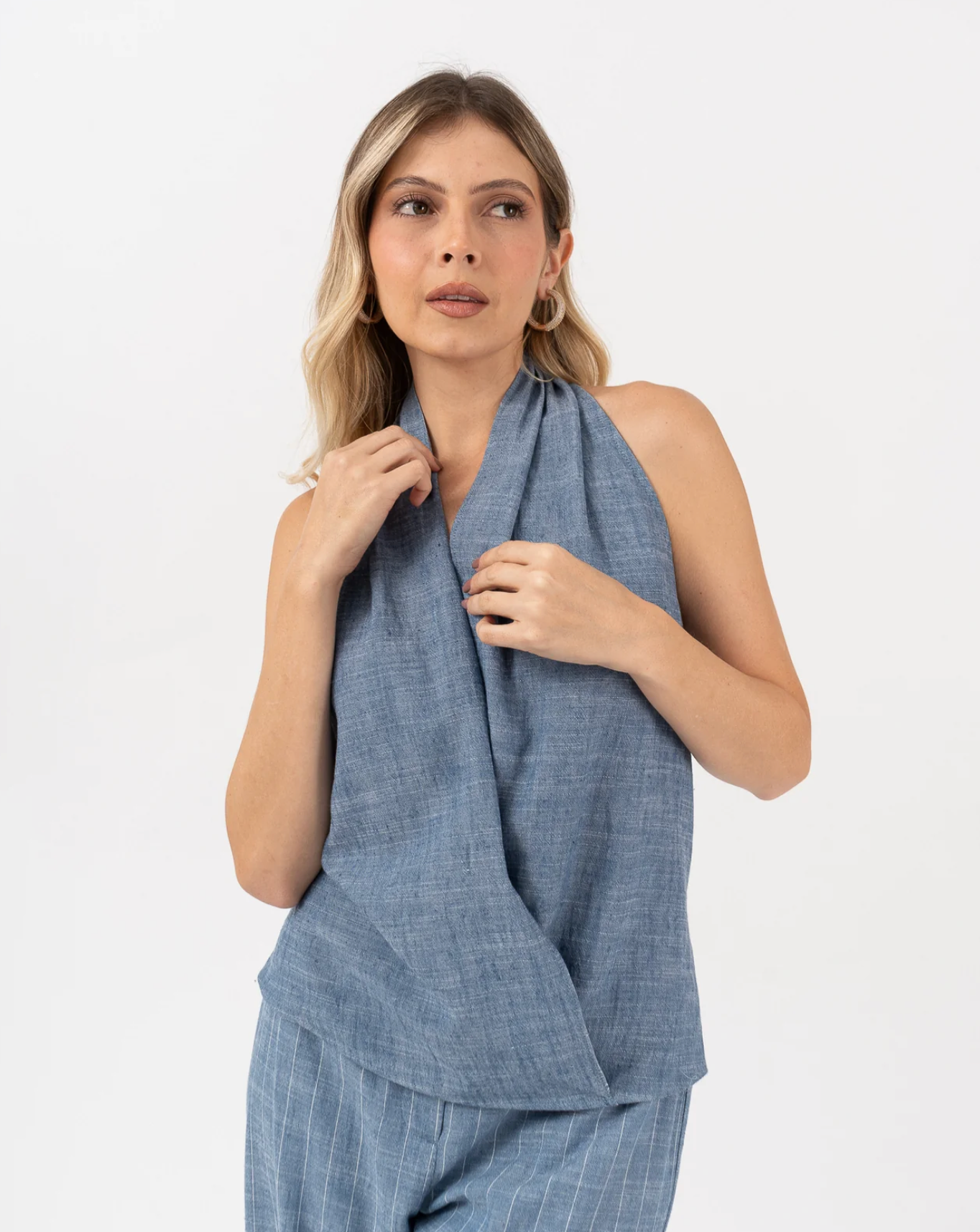 Cariño Blouse Blue