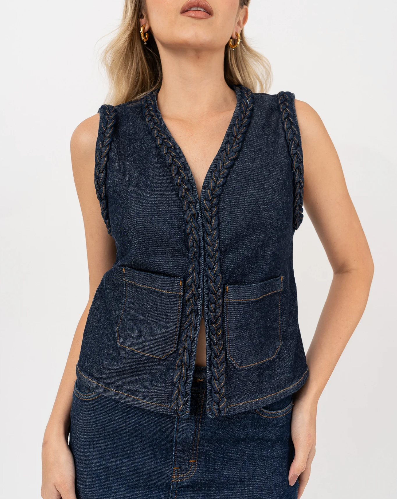 Sabrina Vest Denim