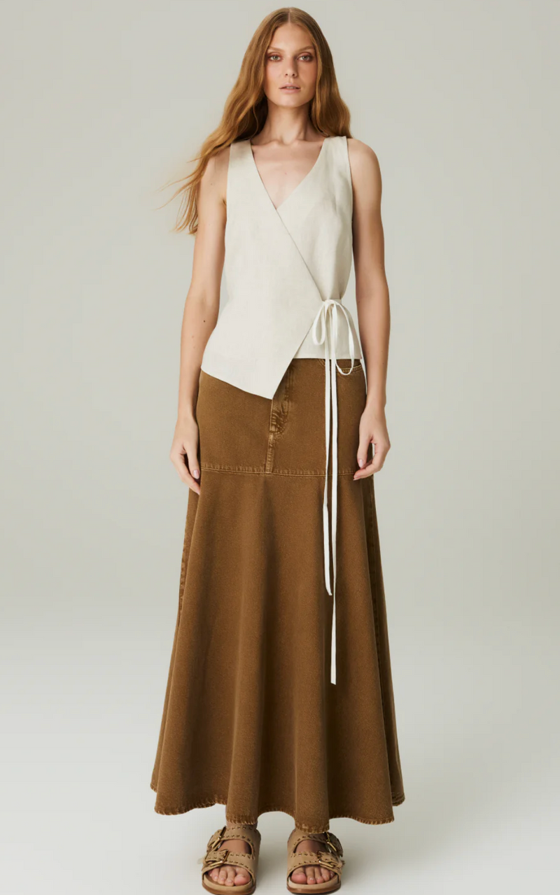 Kai Skirt Brown