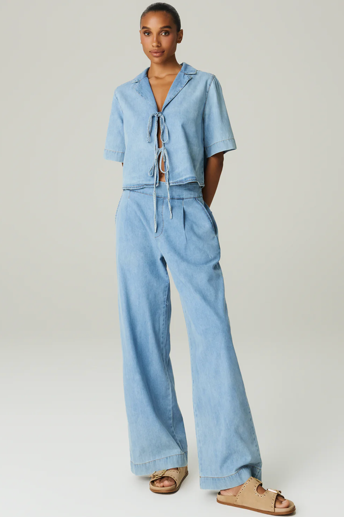 Hadi Shirt Jeans Claro