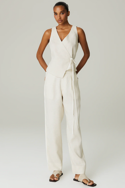 Aurora Pant Beige White