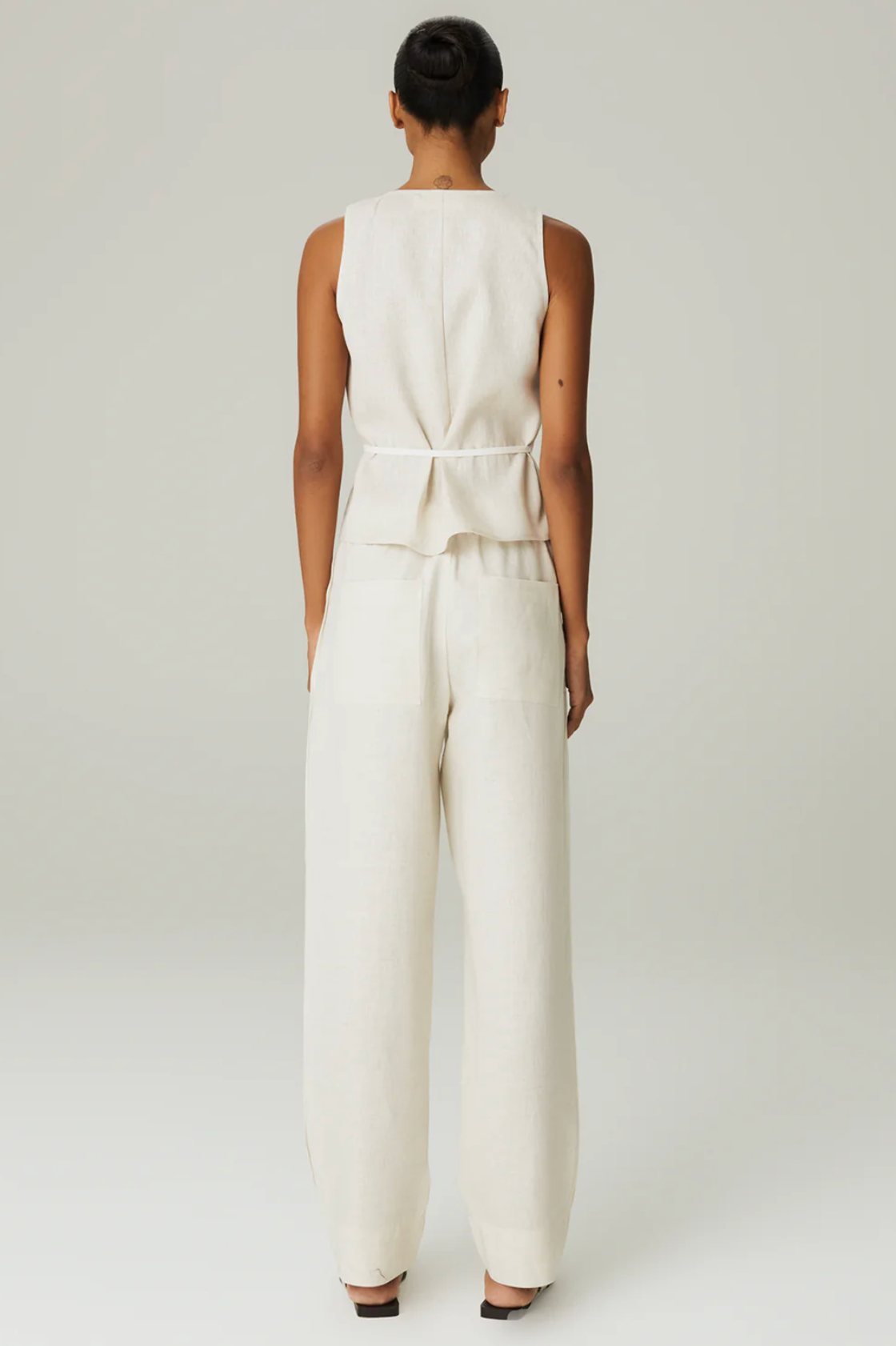 Aurora Pant Beige White