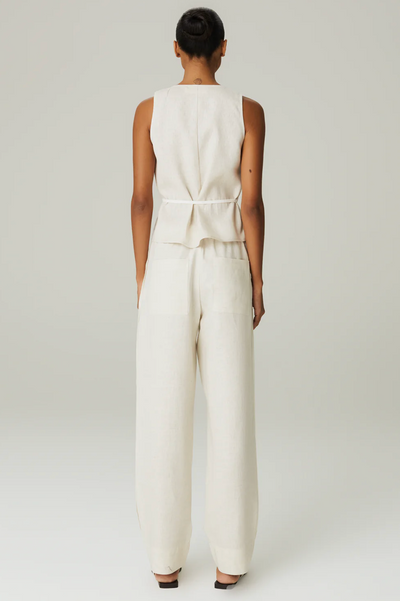 Aurora Pant Beige White