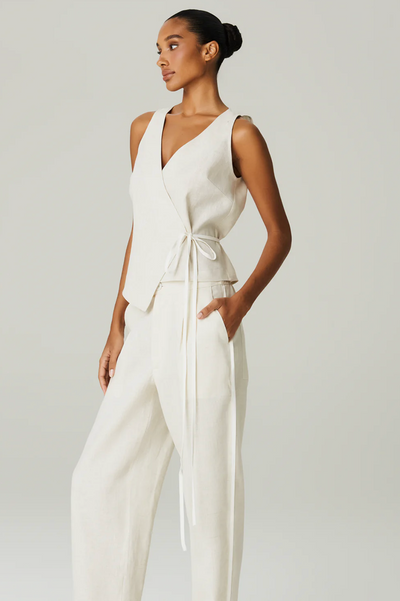 Aurora Pant Beige White