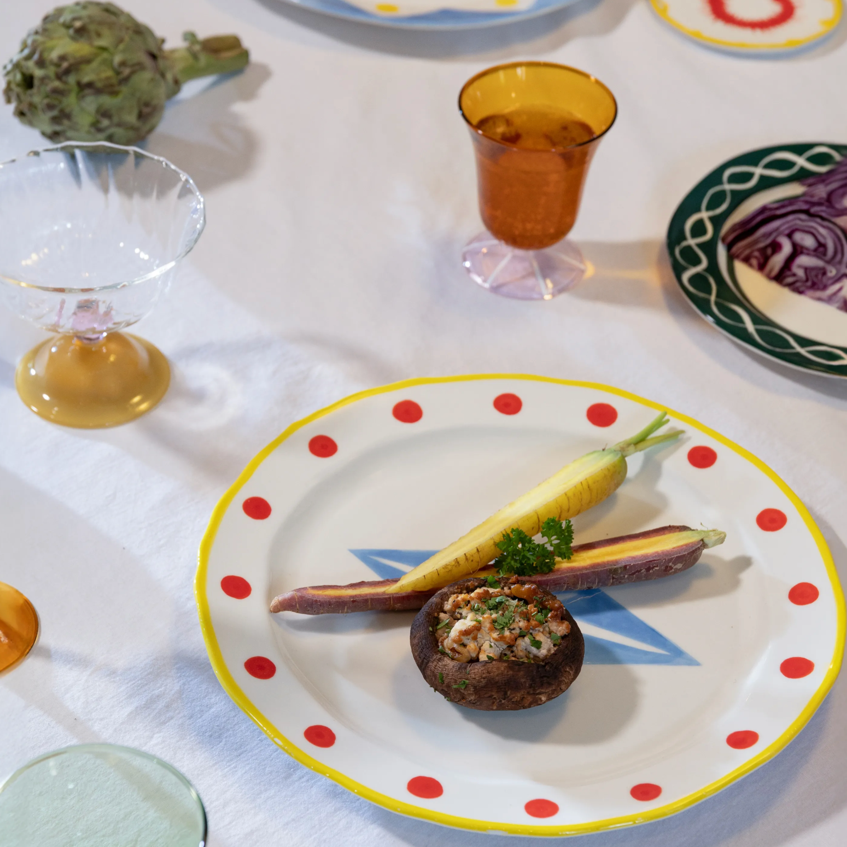 Plate Festivo Large Rhombic