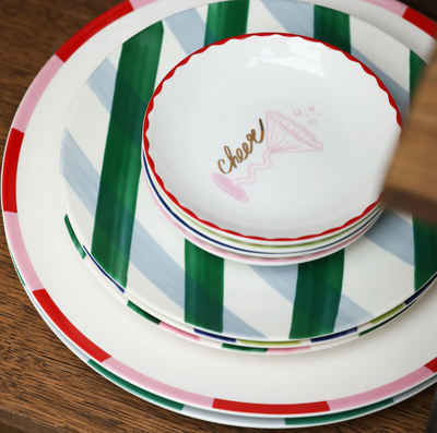 Plate Bliss Pink Large Set of 2