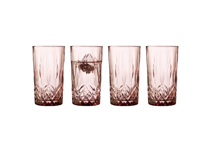 Highball Sorrento 38 cl 4 pcs Pink