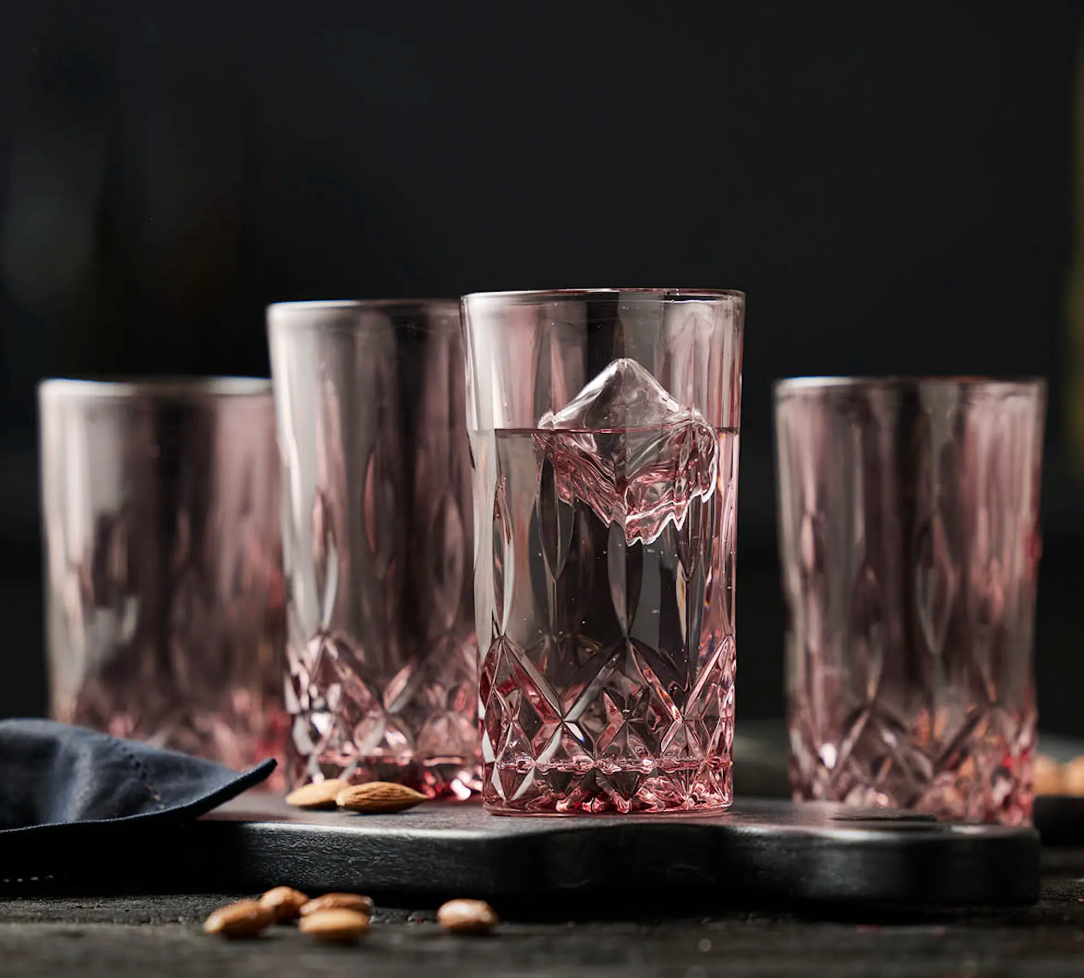 Highball Sorrento 38 cl 4 pcs Pink