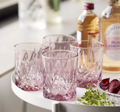 Whisky glass Sorrento 32 cl 4 pcs Pink