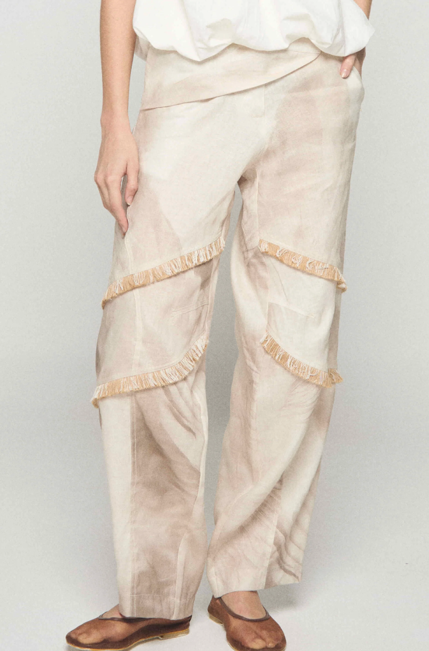 Luminis Pant Print Beige