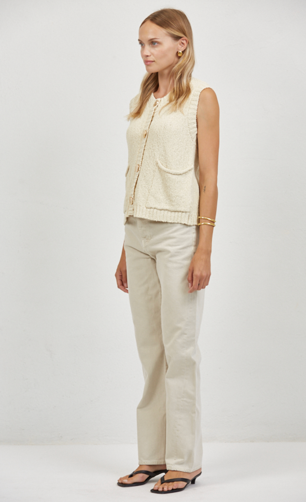 Mod Vest Top Natural
