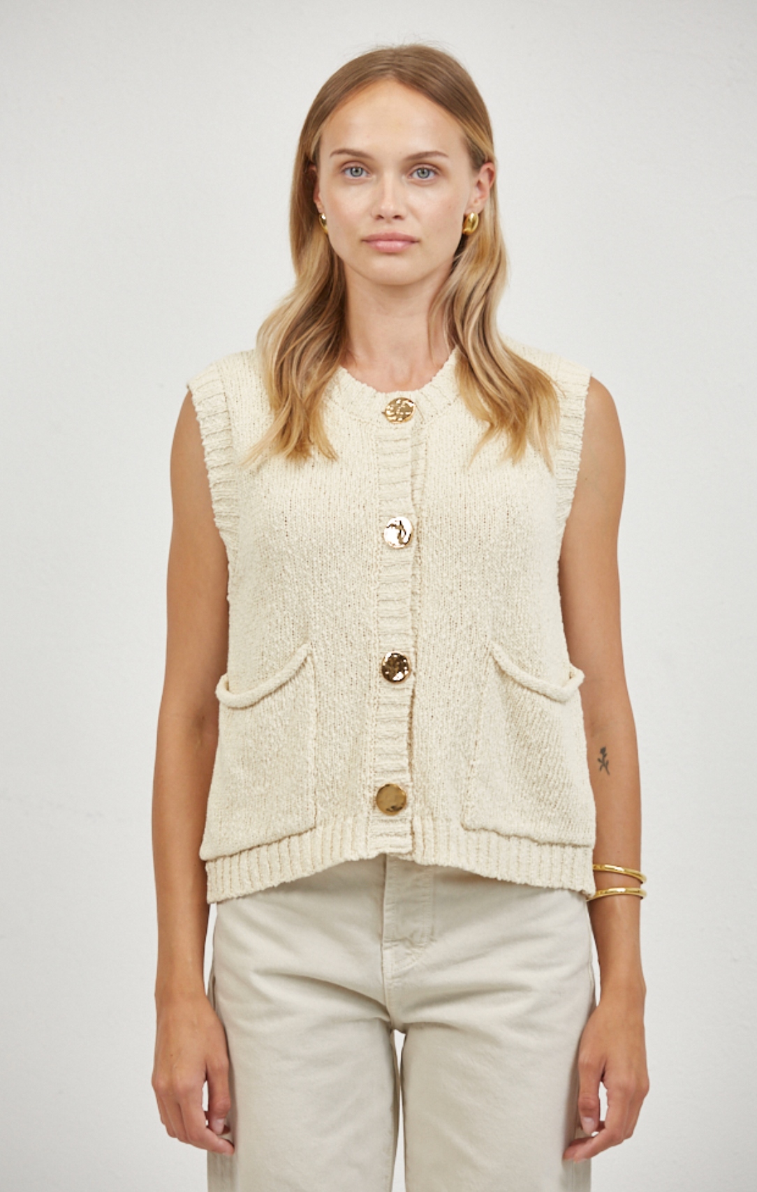 Mod Vest Top Natural
