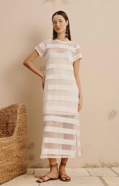 Selin Dress Off White