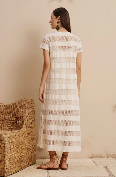 Selin Dress Off White