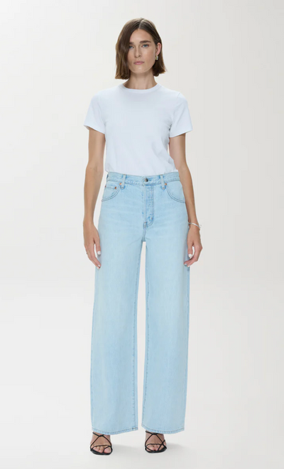 Tate High Rise Bowed Wide Leg Jean Postcards