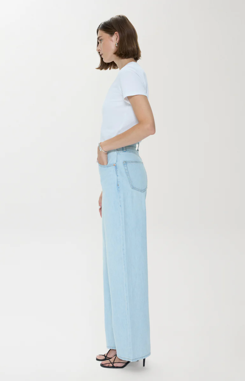 Tate High Rise Bowed Wide Leg Jean Postcards