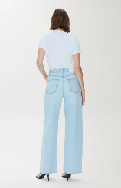 Tate High Rise Bowed Wide Leg Jean Postcards
