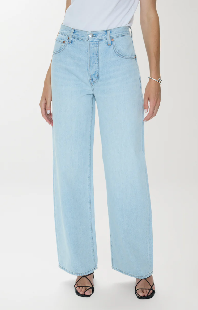 Tate High Rise Bowed Wide Leg Jean Postcards
