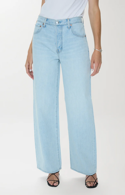 Tate High Rise Bowed Wide Leg Jean Postcards